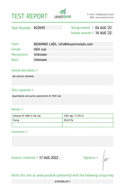 Somatropin Bioamino Somatropin Bioamino